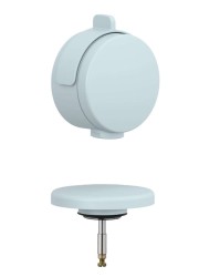 KLUDI - Rotexa Vrchná súprava k vaňovej odtokovej a prepadovej súprave s napúšťaním, matná svetlo modrá (71826O4-00)