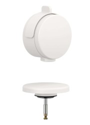 KLUDI - Rotexa Vrchná súprava k vaňovej odtokovej a prepadovej súprave s napúšťaním, matná svetlo sivá (71826O2-00)