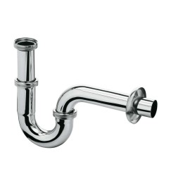 KLUDI - Rúrkový sifón, štandardný model 1 1/4, chróm (1025005-00)