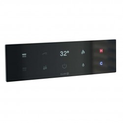 KLUDI - Tronic Termostatická batéria pod omietku, na 3 spotrebiče, čierna (38310G1-00)