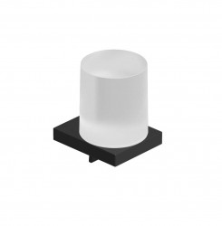 KLUDI - Vela C Dávkovač mydla s držiakom, sklo/matná čierna (3197639)