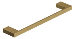 KLUDI - Vela C Držiak uteráka, dĺžka 33 cm, kefované zlato (31962N0)