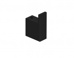 KLUDI - Vela C Háčik, matná čierna (3198439)