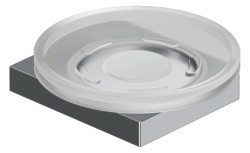 KLUDI - Vela C Mydlovnička s držiakom, sklo/chróm (3198505)