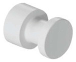 KLUDI - Vela R Háčik, matná biela (5898453)