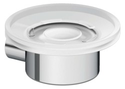 KLUDI - Vela R Mydlovnička s držiakom, sklo/chróm (5898505)