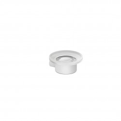 KLUDI - Vela R Mydlovnička s držiakom, sklo/matná biela (5898553)