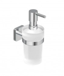 KLUDI - Vela S Dávkovač mydla s držiakom, sklo/chróm (2597605)