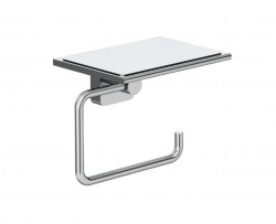 KLUDI - Vela S Držiak toaletného papiera s poličkou, chróm (2597105)