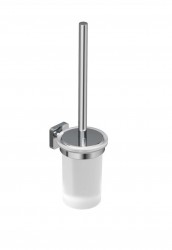 KLUDI - Vela S WC kefa nástenná s držiakom, sklo/chróm (2597405)