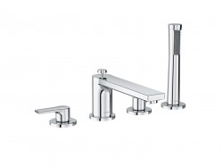 KLUDI - Zenta SL Batéria na okraj vane, 4-otvorová inštalácia, chróm (484240565)