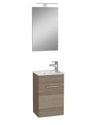 Koupelnová sestava s umyvadlem zrcadlem a osvětlením VitrA Mia 39x61x28 cm cordoba (MIASET40C)