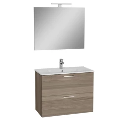 Koupelnová sestava s umyvadlem zrcadlem a osvětlením VitrA Mia 79x61x39,5 cm cordoba (MIASET80C)