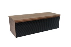 Koupelnová skříňka s krycí deskou Naturel Monza 119x30x45 cm ořech mat MONZA120BN (MONZA120BN)