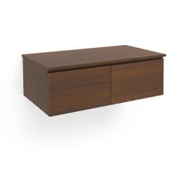 Koupelnová skříňka s krycí deskou SAT B-Way 119x30x45 cm ořech mat BWAY120NUTD (BWAY120NUTD)