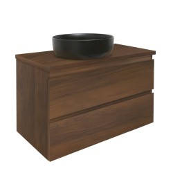 Koupelnová skříňka s krycí deskou SAT B-Way 79x50x45 cm ořech mat BWAY280NUTDESK (BWAY280NUTDESK)