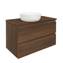 Koupelnová skříňka s krycí deskou SAT B-Way 99x50x45 cm ořech mat BWAY2100NUTDESK (BWAY2100NUTDESK)