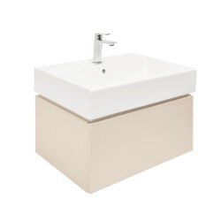 Koupelnová skříňka s umyvadlem SAT Feel 60x30x46 cm pískově béžová mat SATFEEL60BEU2B (SATFEEL60BEU2B)