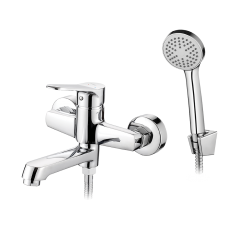 Kuchinox - ATEZ nástenná vaňová batéria s príslušenstvom, chróm (BTK_011D)