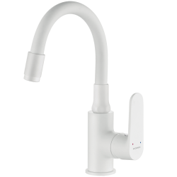 Kuchinox - DIMA stojanková umývadlová batéria s elastickým ramenom (BQD_621D)