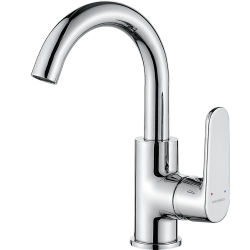 Kuchinox - DIMA stojanková umývadlová batéria s otočným ramienkom U (BQD_028D)