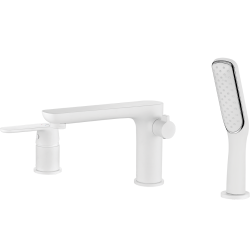 Kuchinox - DIMA stojanková vaňová batéria 3-otvorová, biela (BQD_613D)