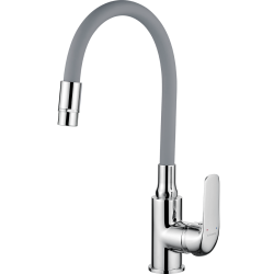 Kuchinox - ELZA drezová batéria stojanková s elastickým ramenom a 2-funkčným výtokom (BKE_962D)