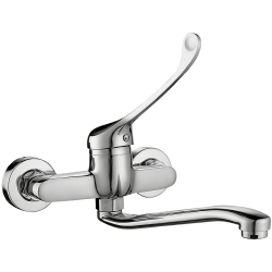 Kuchinox - MADERA drezová batéria nástenná s lekárskou pákou (BQM_08MD)