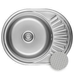 Kuchinox - NORMAL drez jednoduchý s odkvapkávačom, ľan (SGN_383T)