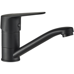 Kuchinox - SAGRA stojanková umývadlová batéria s otočným ramienkom, čierna (BQR_726D)