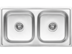 Kuchinox - ŠTANDARD drez 78x43 dvojitý, len (SKS_320T)