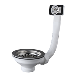 Kuchinox - Univerzálne sitko 3,5” pre jednodrezové oceľové a granit drezy s prepadom (CZZ_015T)