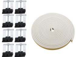 Kuchinox - Upevňovacia sada pre montáž oceľových zapustených drezov (CZZ_000T)