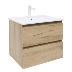 Kúpeľňová skrinka 2 zásuvková s umývadlom SAT B-Way 59x50x45 cm dub mat BWAY260OAKU4B2 (BWAY260OAKU4B2)
