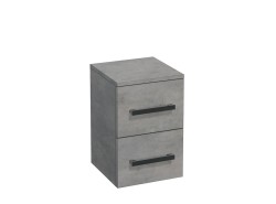 Kúpeľňová skrinka nízka SAT Cube Way 32,5x49,3x33 cm betón CUBE3CHN32BE (CUBE3CHN32BE)