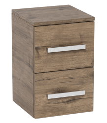 Kúpeľňová skrinka nízka SAT Cube Way 32,5x49,3x33 cm dub wellington CUBE3CHN32DW (CUBE3CHN32DW)