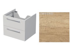 Kúpeľňová skrinka pod dosku s 2 zásuvkami Naturel Ratio 80x56x50 cm dub Nebraska prírodná ZB802Z56.31 (ZB802Z56.31)