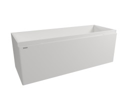 Kúpeľňová skrinka pod umývadlo Naturel Ancona 120x45x46 cm biela ANCONA2120DVBUB (ANCONA2120DVBUB)