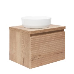Kúpeľňová skrinka pod umývadlo Naturel Savona 58x43x44, 8 cm dub halifax mat SAVONA60DHD (SAVONA60DHD)