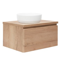 Kúpeľňová skrinka pod umývadlo Naturel Savona 98x43x44, 8 cm dub halifax mat SAVONA100DHD (SAVONA100DHD)