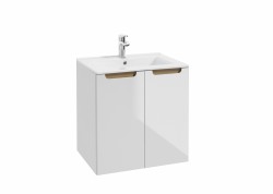 Kúpeľňová skrinka pod umývadlo Naturel Stilla 60x60x45 cm biela STILLAD06033 (STILLAD06033)