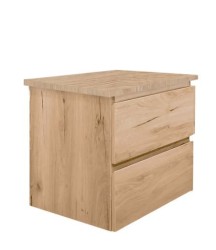 Kúpeľňová skrinka s dubovou krycou doskou SAT B-Way dub mat BWAY260OAKDESK (BWAY260OAKDESK)