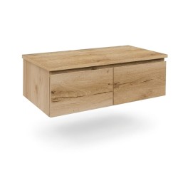 Kúpeľňová skrinka s krycou doskou SAT B-Way 119x30x45 cm dub mat BWAY120OAKD (BWAY120OAKD)