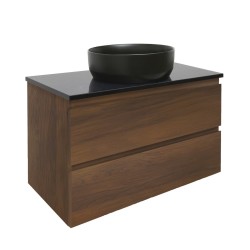 Kúpeľňová skrinka s krycou doskou SAT B-Way 99x50x45 cm orech mat BWAY2100NUTZ (BWAY2100NUTZ)
