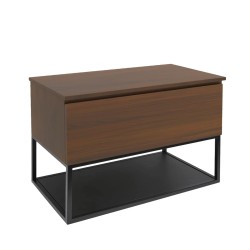 Kúpeľňová skrinka s krycou doskou SAT B-Way 99x57x45 cm orech mat BWAY100NUTDF (BWAY100NUTDF)