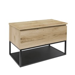 Kúpeľňová skrinka s krycou doskou SAT B-Way dub mat BWAY100OAKDESK (BWAY100OAKDESK)