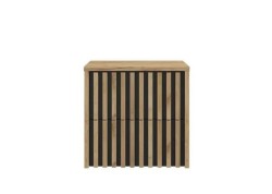 Kúpeľňová skrinka s krycou doskou SAT Delano 60x56x45 cm dub mat DELANO60ZDCDE (DELANO60ZDCDE)