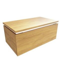 Kúpeľňová skrinka s krycou doskou SAT Feel 80x30x46 cm medový dub mat SATFEEL80DMDBEZ (SATFEEL80DMDBEZ)