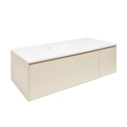 Kúpeľňová skrinka s umývadlom Naturel Austen 120x35x52 cm beige mat Naturel Austen120BG (AUSTEN120BG)