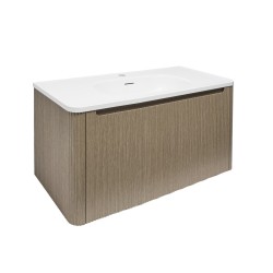 Kúpeľňová skrinka s umývadlom Naturel Austen 79x47,5x45 cm light pine mat AUSTEN80LP (AUSTEN80LP)
